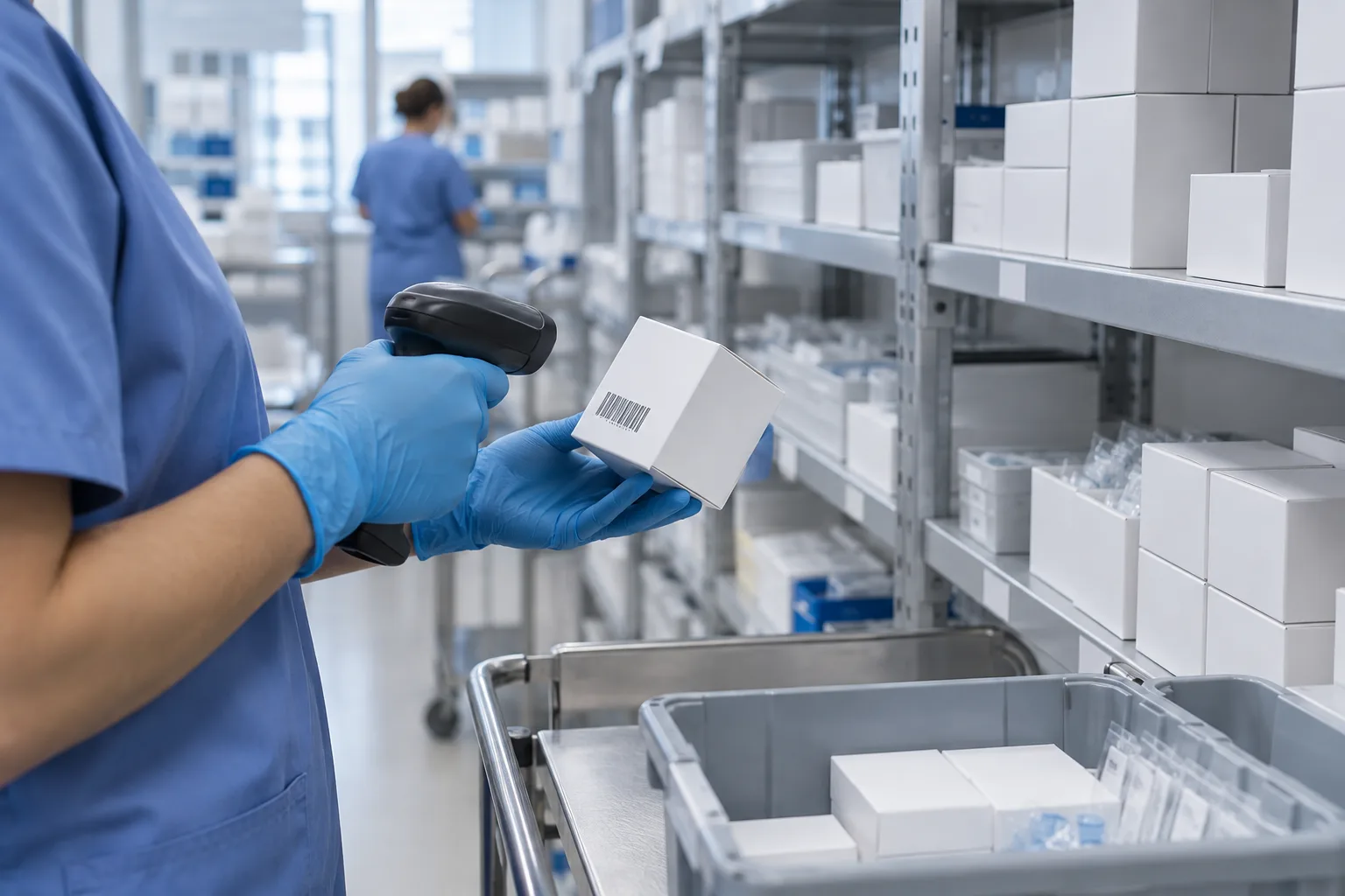 Illustrative healthcare logistics